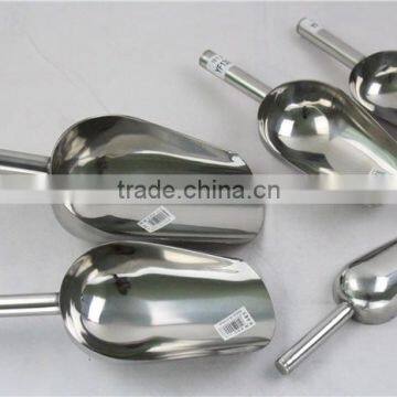 Factory price stainless steel bar Ice scoop for Restaurant or retail shop