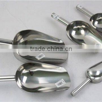 Factory Price Stainless Steel Bar Ice Scoop for Restaurant or Retail Shop