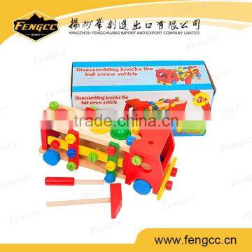 Painted Intelligent Preschool Children Wooden Outdoor Toys