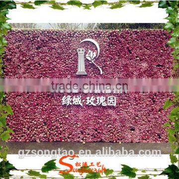 Silk Wedding Artificial Flowers Wall Backdrop WithRose&Hydrangea for Wedding Decoration photo-4
