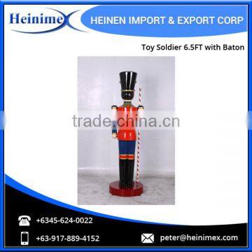 Toy Soldier 6.5ft With Baton - Traditional Christmas Decoration photo-2