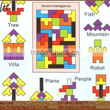 Educational Cube Puzzle Tetris Set for Kids photo-4