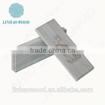 customized wooden gift packaging box with lids and beautiful logo