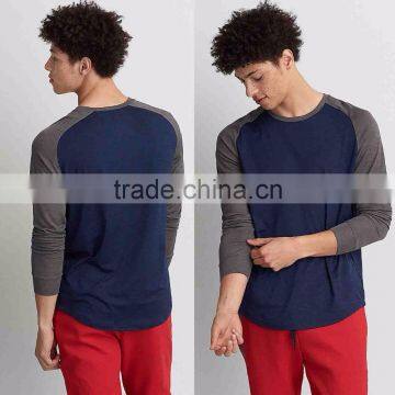 xxxl Size T-shirts High Quality T-shirts Wholesale Men's Active Long Sleeve Crew T-Shirt