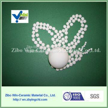 Inert alumina porcelain/ceramic ball as support media