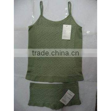 cheap seamless camisole&boxer set (HB037)