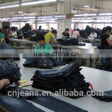 GZY 98%cotton+2%spandex Factory in Guangzhou Fashion Ladies Jeans Top Design