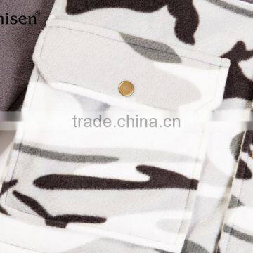 Hot Sale Cheap Warm Polar Fleece Men Camo Jackets photo-5