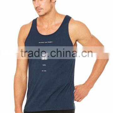 Gold Supplier Hot Sale High Quality Very Light Mens Custom Gym Tank Top photo-2