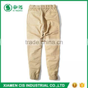 2017 New Fashion Long Style Pure Cotton Track Pants Mens Blank Jogger Pants photo-2