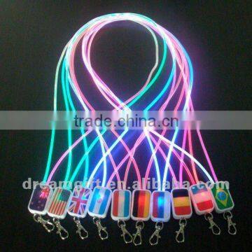 2012 LED Flashing LED Key Chain 5 Colors 100 Pcs MOQ.