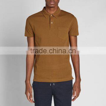 Manufacture of Polo Shirts New Design Uniform OEM Mens Polo Shirts With Pocket photo-2