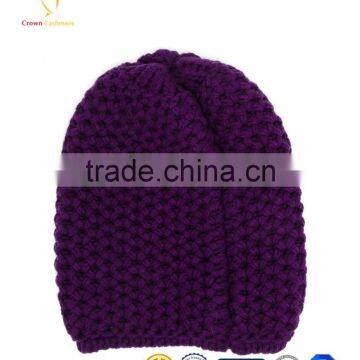 7GG Thick Wool Knit Lady Beanie Hat photo-6