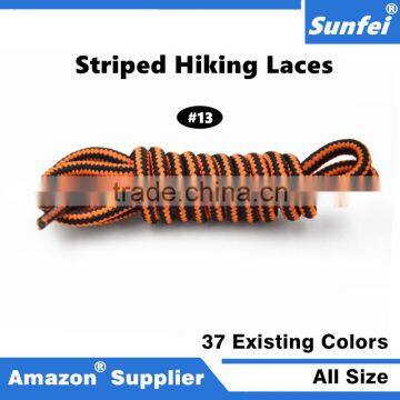 Flexible Hiking Walking Skate Polyester Boots Brand Shoelaces - Strong Durable Mountaineering Boots Shoelaces photo-3