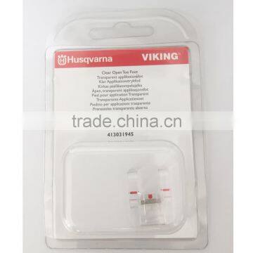 Clear Open Toe Presser Foot #4130319-45 For Viking Husqvarna Sewing Machine Group 1-7 (413031945) photo-5