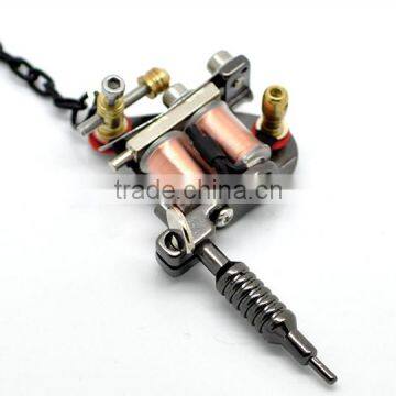 Best Sale Gunmetal Mini Tattoo Machine Key Chains & Key Ring photo-2