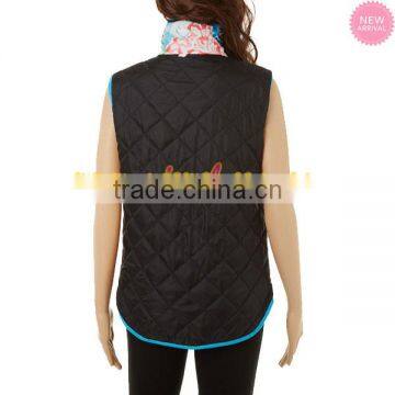 Factory Wholesale Quilted Reversible Vest photo-6
