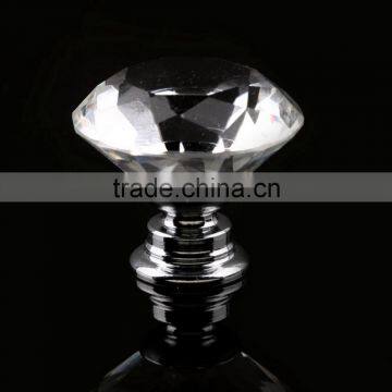 2017 Hot Sale 10 Pcs/Pack 30mm Diamond Shape Crystal Glass Drawer Cabinet Knobs Pull Handles Door Wardrobe Hardware Accessories photo-2