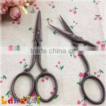 Zakka Bronze Sewing Crochet Project Craft Vintage Scissors photo-4