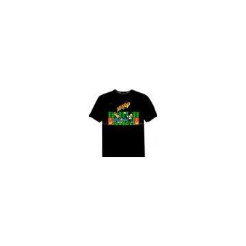Starry-light Custom flashing design of el t-shirt