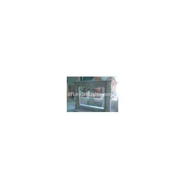 stone fireplace mantel
