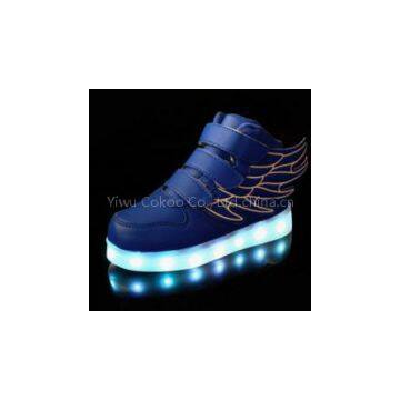 Angle\\\'s Wigs White Black LED Shoes Party