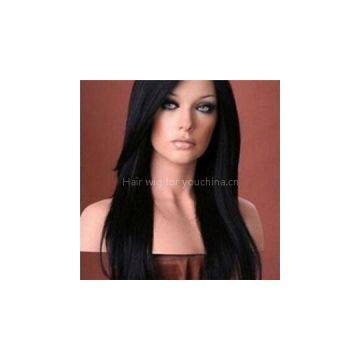 Malaysia Human Hair Lace Front Wig Silky Straight