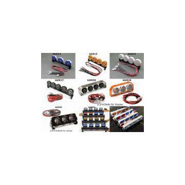 RC Roof Top 3 pcs Led Spot Light Set for 1/10 1/10 Car