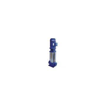 Vertical multistage pipeline centrifugal pump