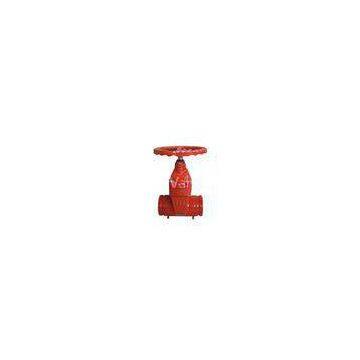 DN 50 ~ 300 Anti -  corrosion Resilient Seated Gate Valve With Groove End For Metallurgy