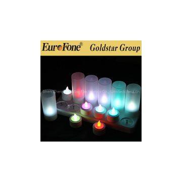 2015 hot items rechargeble flameless decoration candles