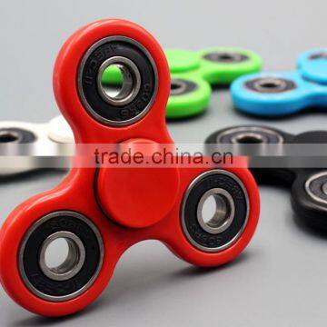 Tri-Spinner Fidget Hand Spinner Toy Stress Reducer Focus Toy Relieves ADHD Anxiety and Boredom Guarantee 3 Min / Spin Time photo-2