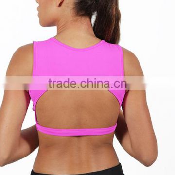 Custom Sexy clothes women Polyester Spandex Rose Red Workout Clothes