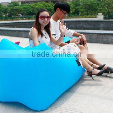 outdoor air filling 3 season beach air lounger inflatable bed sleep air sofa