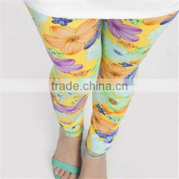 Sketch Flower Doodle Pattern Leggings Ladies Printed Leggings photo-3