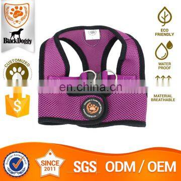 Customizable Breathable Small Animals Easy Walk Vest, dog soft harness