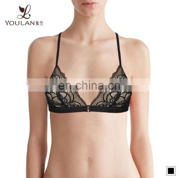 Sexy Lingerie Sleepwear Latest Fashion Sexy Bra Bralette Tops Lace Padded Bralette