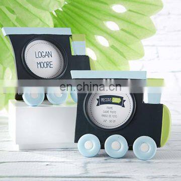 PRECIOUS CARGO TRAIN FRAME table decorations baby souvenir gifts