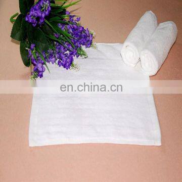 100% Cotton 30*30cm Square White Wholesale Hotel Hand Towel