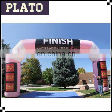 Fluorescence inflatable square archway, Finish race archway gate