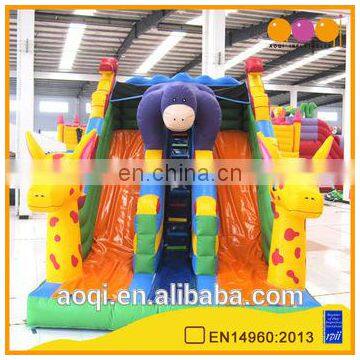 Inflatable game manufacturers big discount best seller large Inflatable slide giraffe slide inflatables for sale