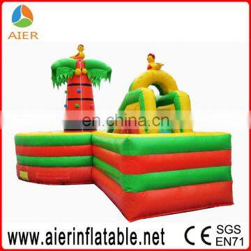 Cocoa inflatable obstacle course with slide for kids