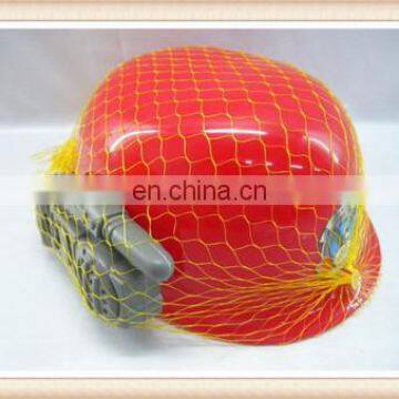 plastic fireman hat toy helmet with tools