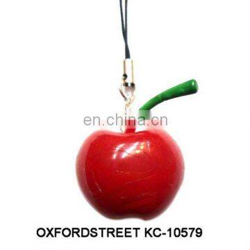 2014 fashion soft PVC fruit mobile charm