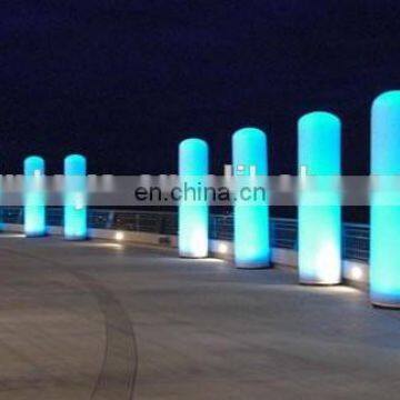 Durable Inflatable Decoration with LED Light/Indoor inflatable decorative wedding lighting/inflatable lighting pillar