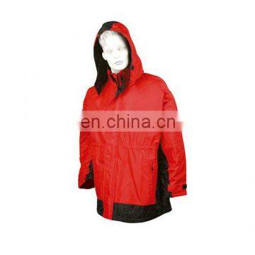 Unisex Custom 100% Polyester PVC Coated Winter Jackets