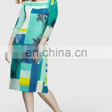 Designer Printed Long Georgette Kurti