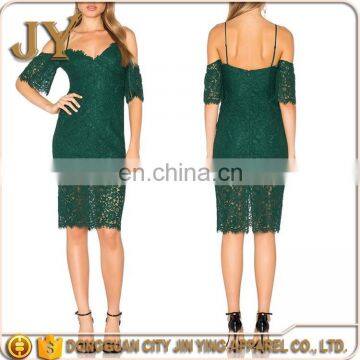Womans Clothing Plus Size Lace Dress One Piece Girls Halter Party Dresses