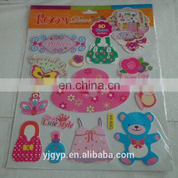 2016 Hot deocrative promotional custom Made in China paper stickers