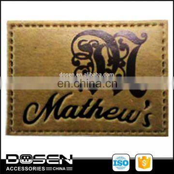 factory price jeans leather label,leather label for clothing